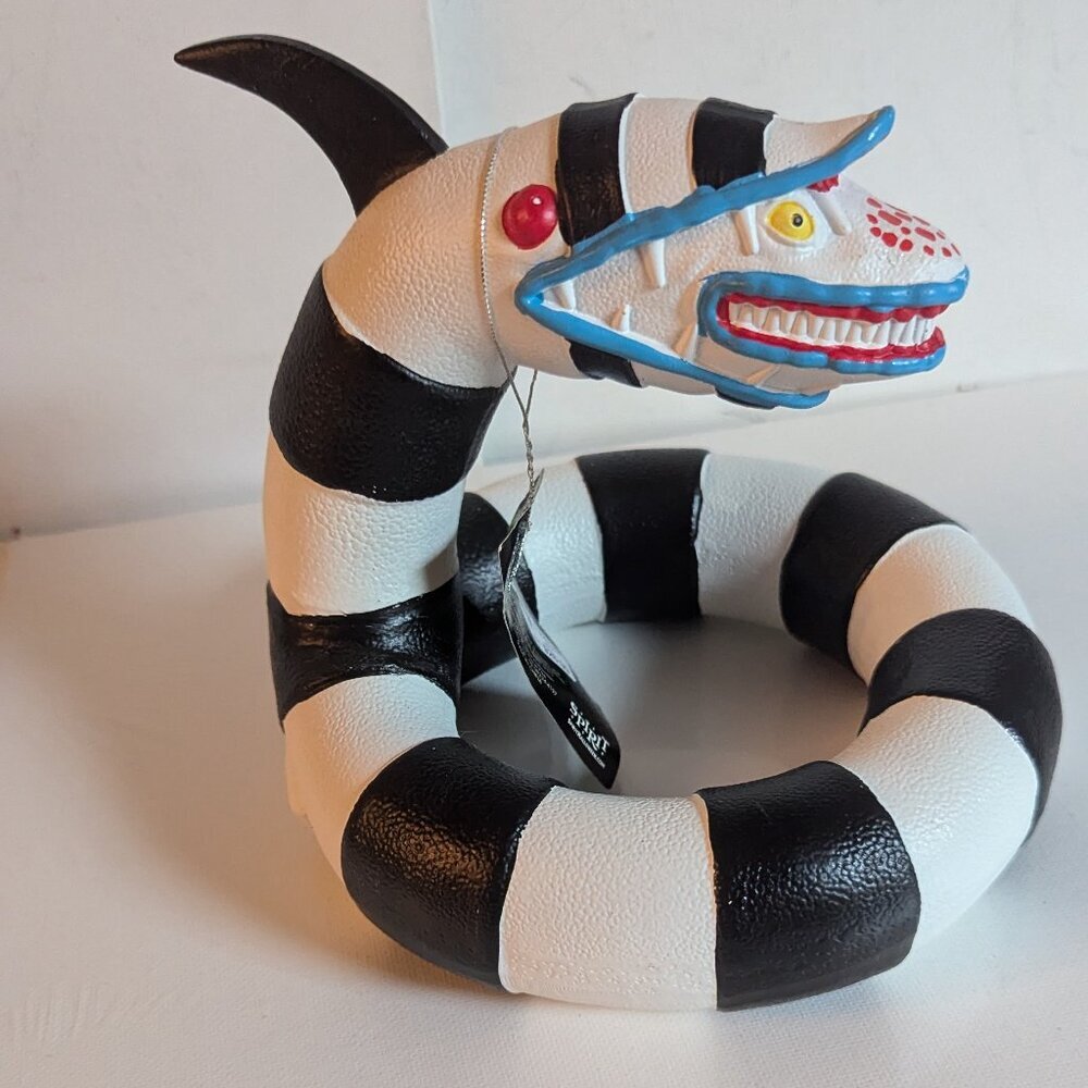NWT Sandworm Beetlejuice Spirit Halloween Retired Goth Decor Collectible HTF